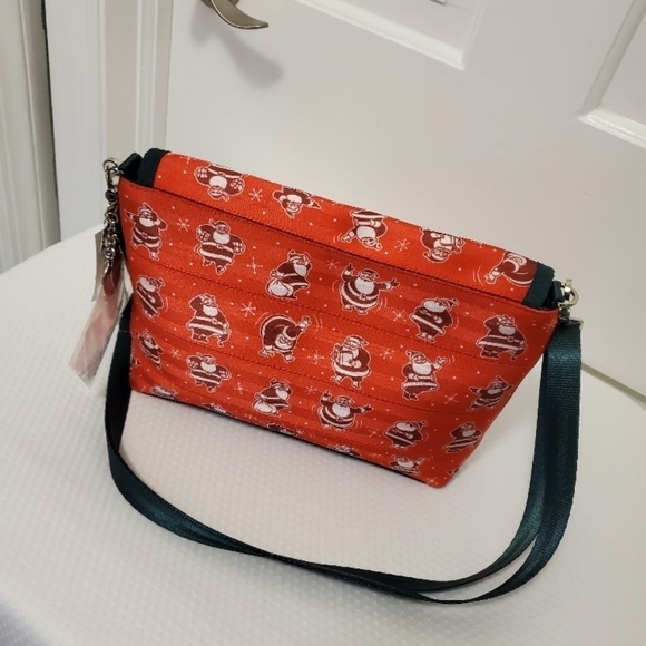 Harveys Seatbelt Medium Foldover Crossbody Santa 🎅 Bag! - Picture 5 of 13